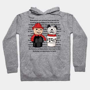 Little People Fire Fighter and Dalmatian Hoodie